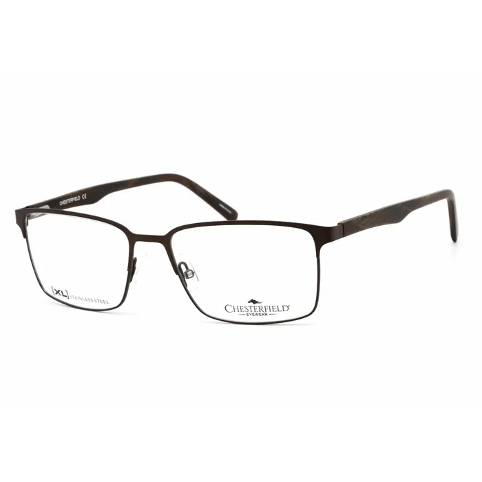 Chesterfield Men’s Eyeglasses – Dark Brown Full Rim Frame, 57 mm | CH 92XL 0R0Z 00