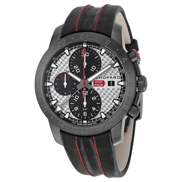 Chopard Mille Miglia Zagato Automatic Silver Dial DLC-coated Stainless Steel Men’s Watch 168550-3004Watch
