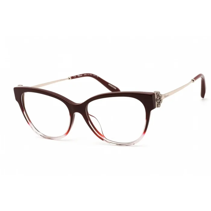 Chopard Women’s Eyeglasses – Shiny Red Gradient and Light Pink Frame | VCH325S 0AQ8