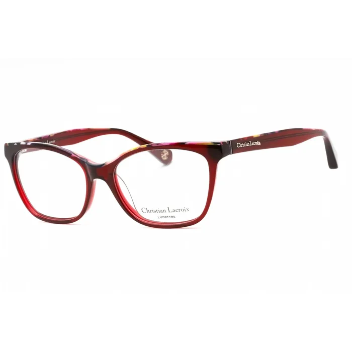 Christian Lacroix Women’s Eyeglasses – Granate/Arty Plastic Cat Eye Frame | CL1064 221