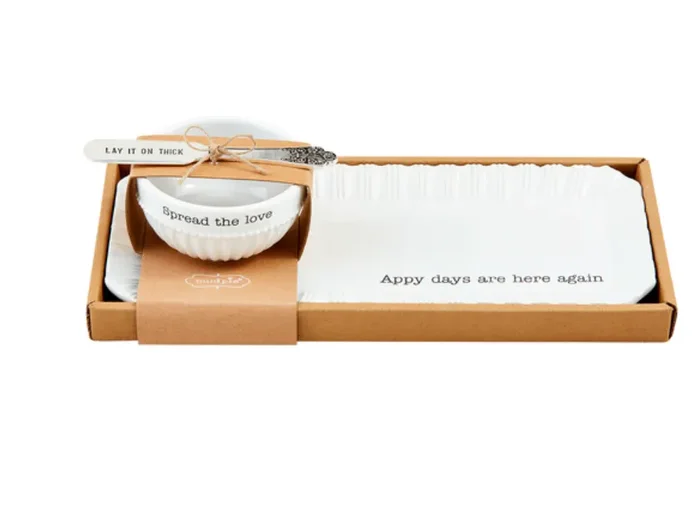 CIRCA TRAY AND DIP BOWL SET