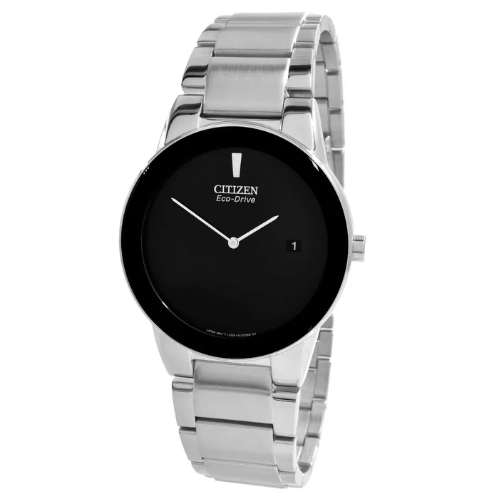 Citizen Men’s Stainless Steel Watch – Axiom Eco-Drive Black Dial | AU1060-51E