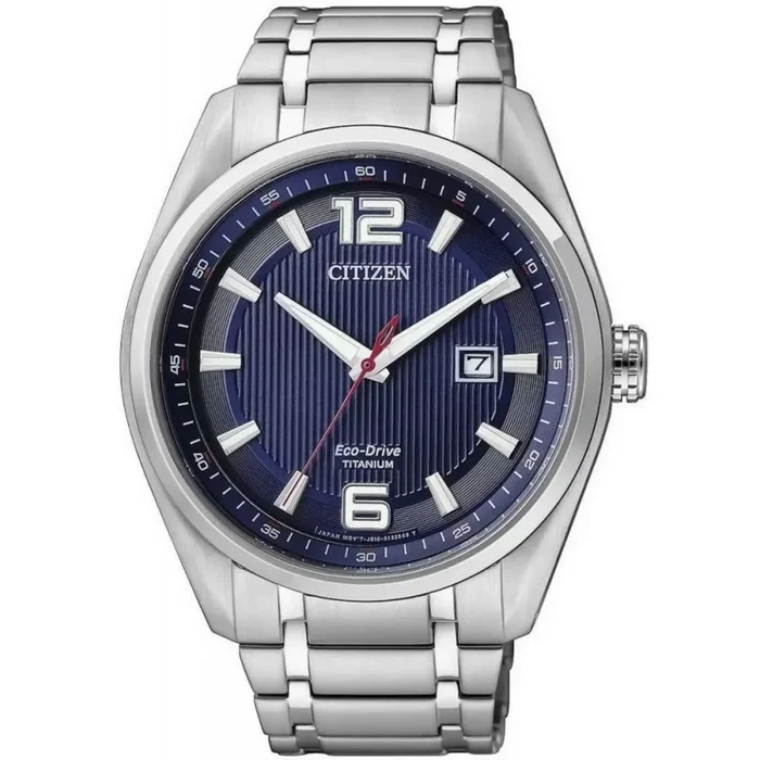 Citizen Men’s Watch – Eco-Drive Power Reserve Blue Dial Titanium Case | AW1240-57M