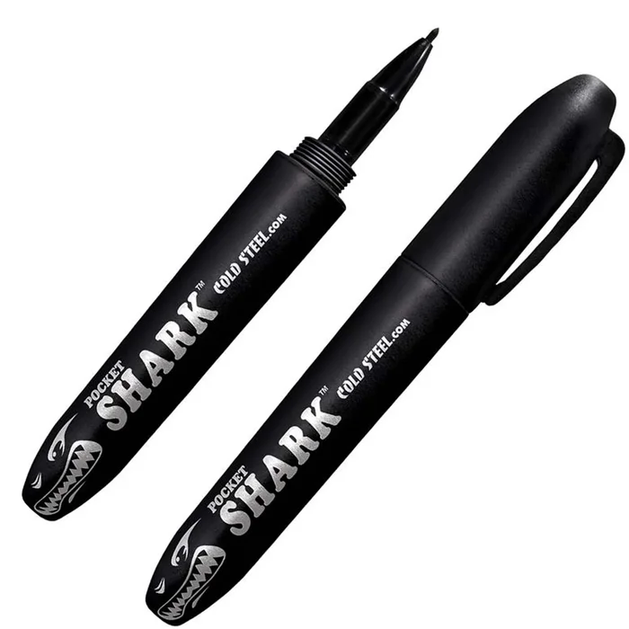 Cold Steel Pen Pocket Shark – Black High Impact Plastic Handle, 6-1/2 inch | CS91SPB