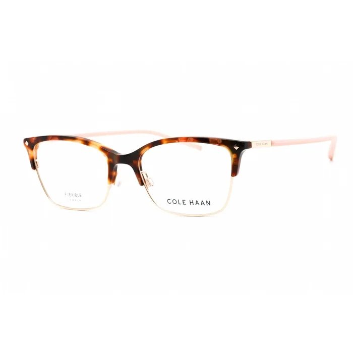 Cole Haan Men’s Eyeglasses – Soft Tortoise Rectangular Frame Clear Lens | CH5029 239