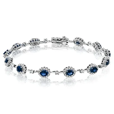 COLOR BRACELET IN 18K GOLD WITH DIAMONDS