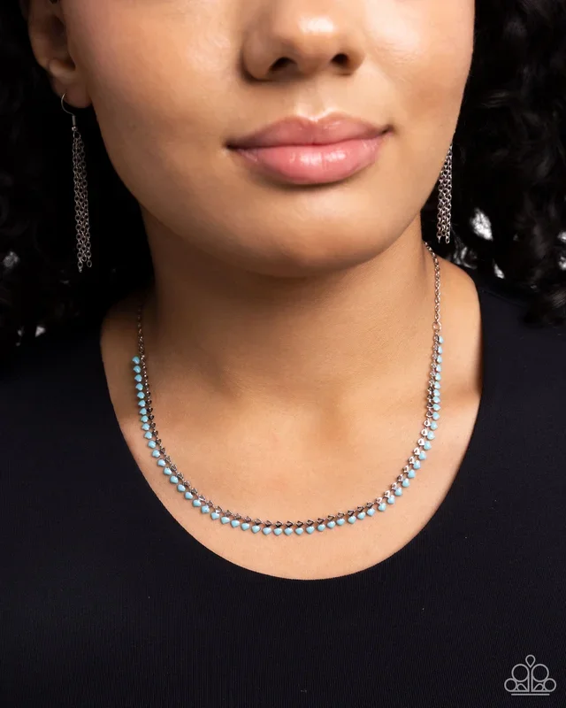 Colored Cadence Blue Necklace – Jewelry by Bretta