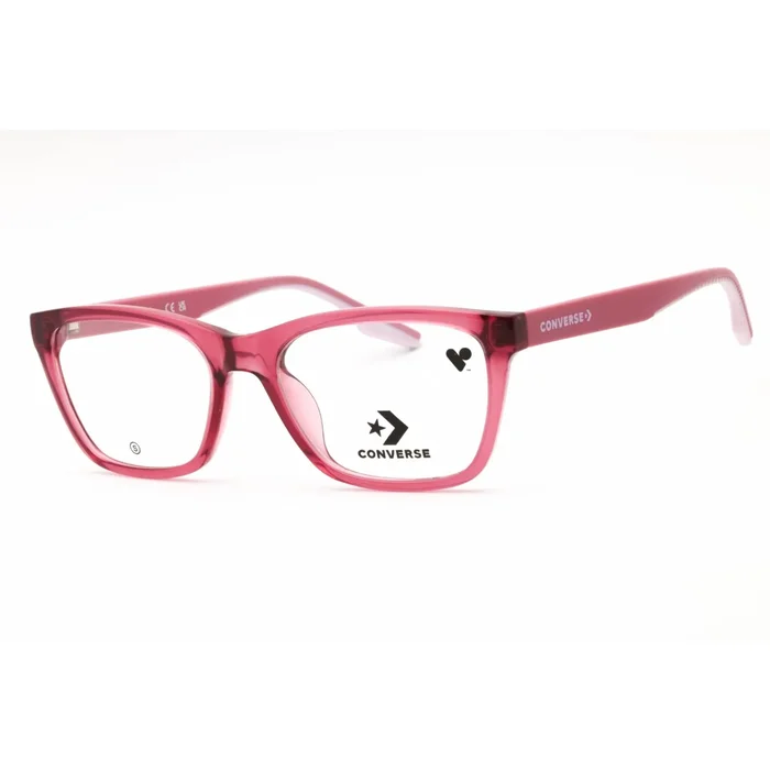 Converse Women’s Eyeglasses – Crystal Berry Shady Square Full Rim Frame | CV5096 666