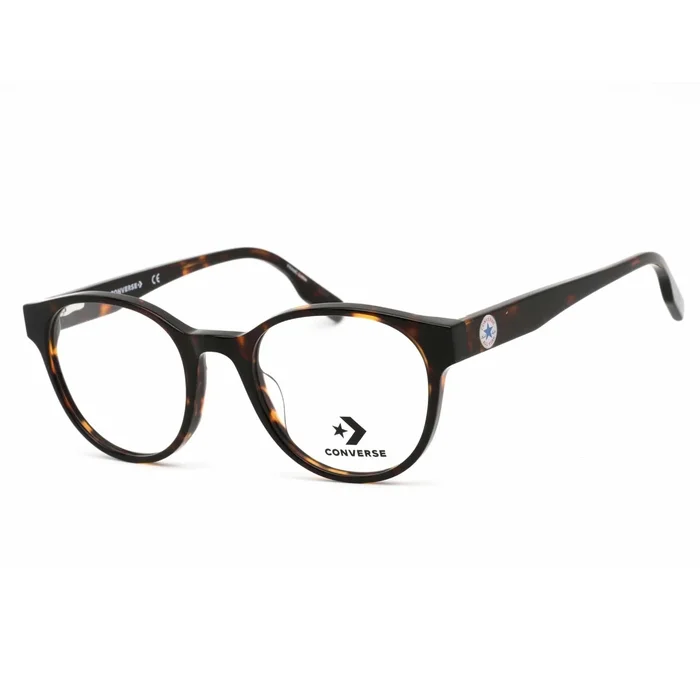 Converse Women’s Eyeglasses – Dark Tortoise Round Frame Clear Demo Lens | CV5002 239