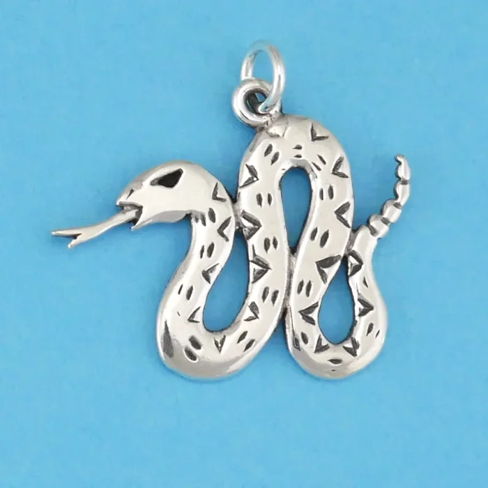 Crawling Rattlesnake Charm