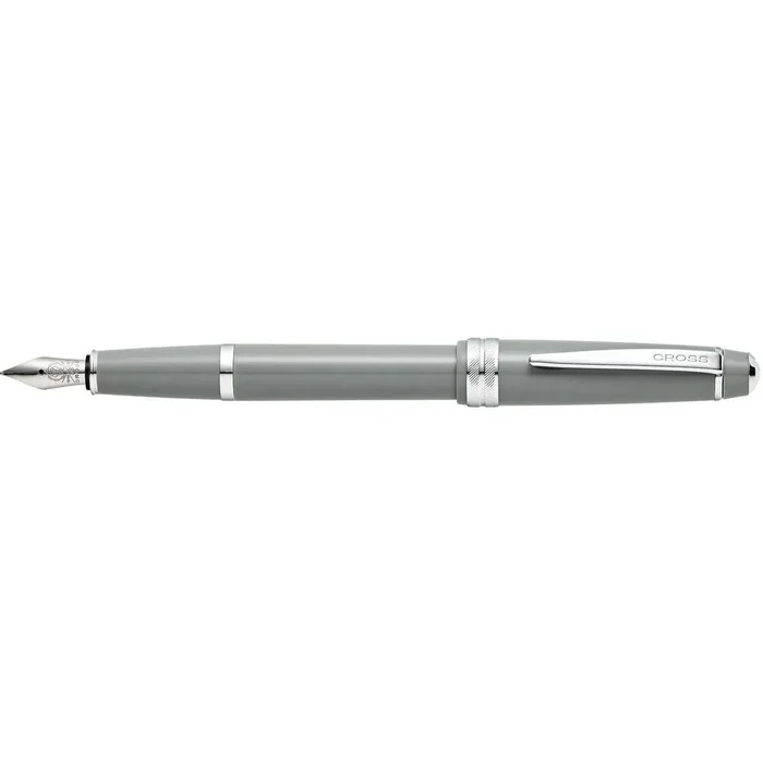 Cross Fountain Pen – Bailey High-Gloss Gray Resin Finish
