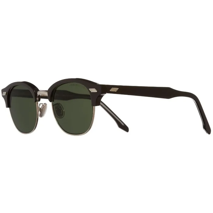 Cutler And Gross Women’s Sunglasses – Black and Light Gold Round Frame | CG1334S 001