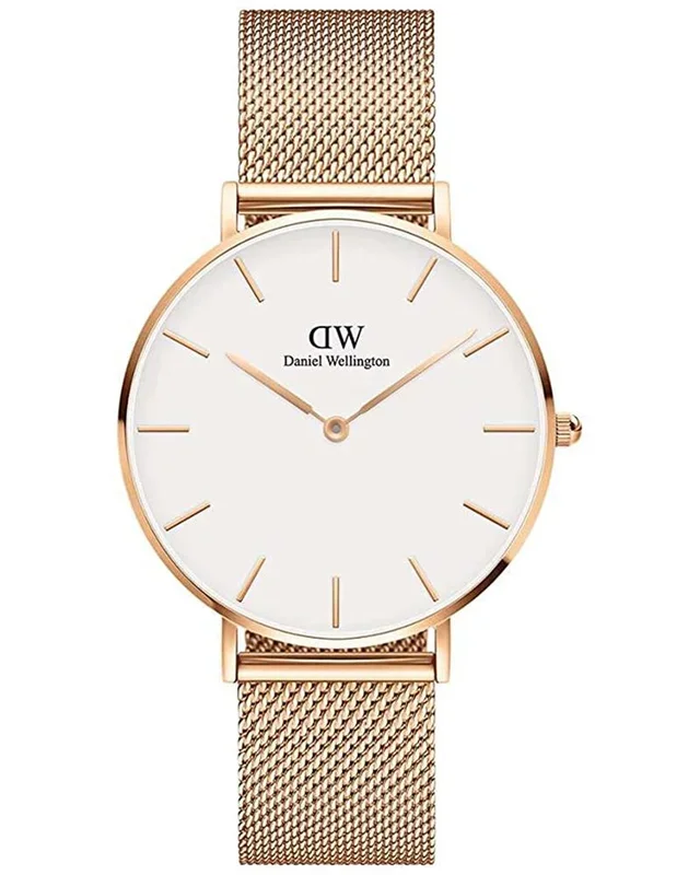 Daniel Wellington Unisex Petite Round White Watches