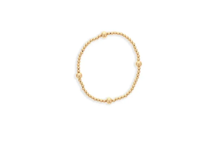 Dee Berkley Shine Bright Bead Bracelet in 14kt Gold Filled (3-6mm beads)
