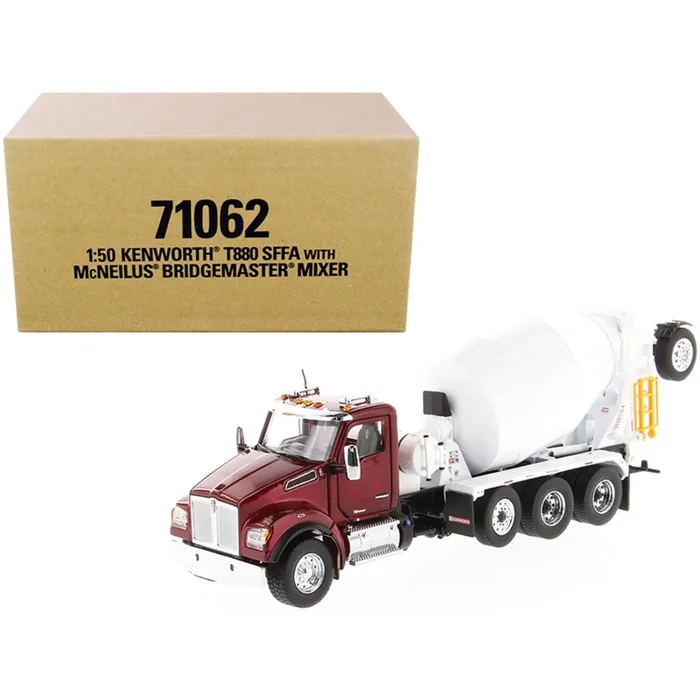Diecast Masters 1/50 Model Mixer Truck – Kenworth T880 SFFA McNeilus Bridgemaster