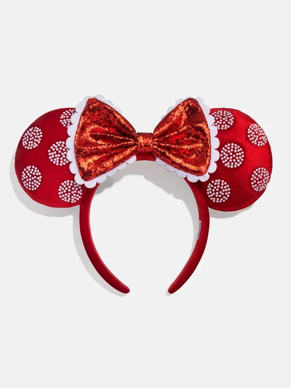 Disney Minnie Mouse Pearl Polka Dot Ears Headband – Minnie Mouse Pearl Polka Dot Ears