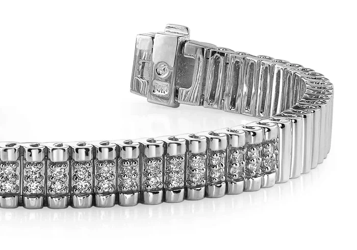 Double Center Strand Diamond Bracelet with 0.97 ct.(finished) 1.75mmWatch