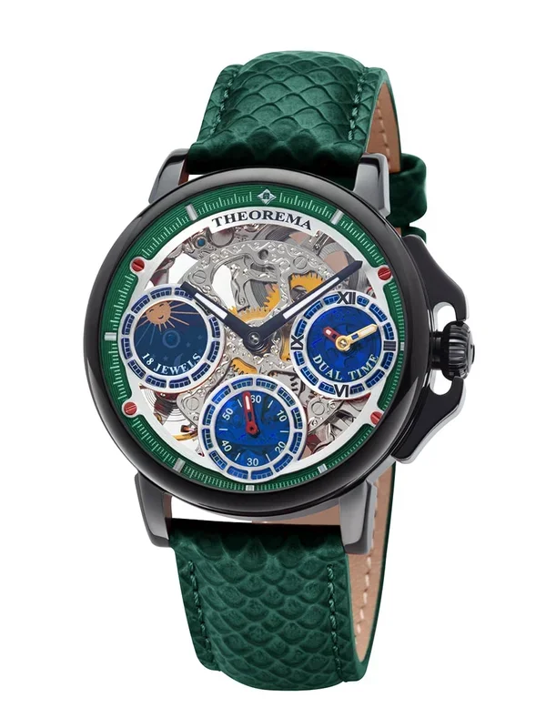 Dual-Time Buenos Aires GM-114-14 | Green | Theorema, GermanyWatches