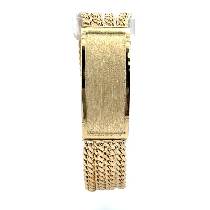 Elegant 10k 4-chain Cuban link Bracelet