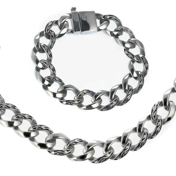 Enigma Steel Collection SetWatch & Jewelry Set