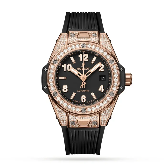 Ex-Display Hublot Big Bang One Click King Gold Pave 33mm Watch MPN: 485.OX.1180.RX.1604