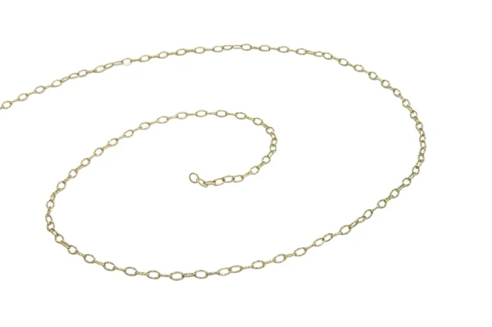 Filigree Cable Gold Chain