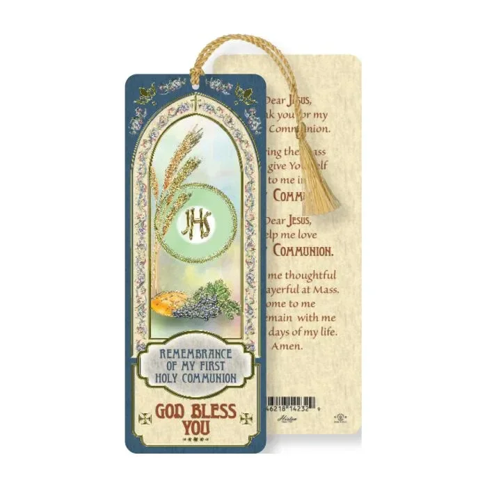 First Communion Bookmark With Tassel For Special Moments Gift