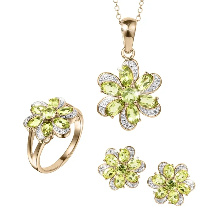 Flora Peridot CollectionWatch & Jewelry Set
