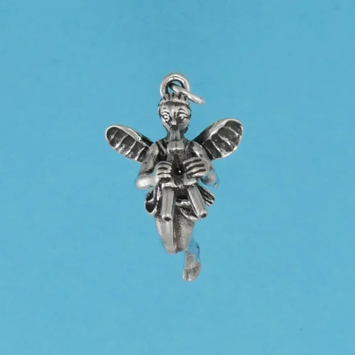 Flute Playing Fairy Charm