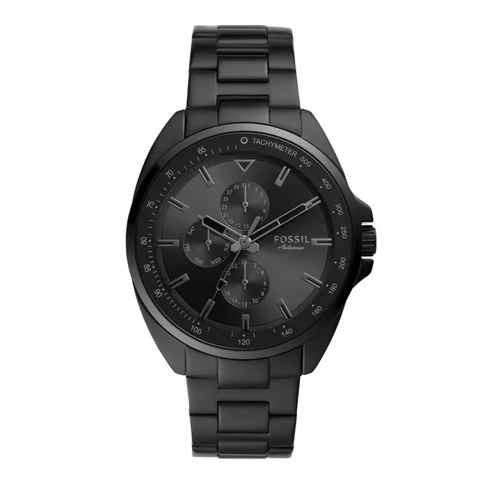 Fossil Men Autocross Round Black Watch Bq2551
