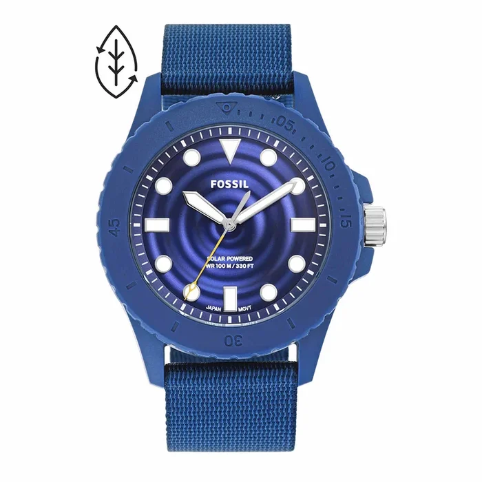 Fossil Men FB-01 Round Blue Watches