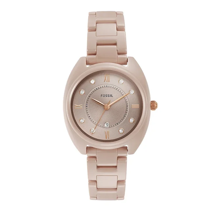 Fossil Women Gabby Round Brown Watches
