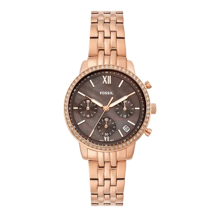 Fossil Women Neutra Round Brown Watches