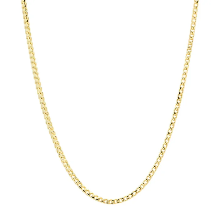 Franco Chain in 14kt Yellow Gold (22 inches and 3mm wide)