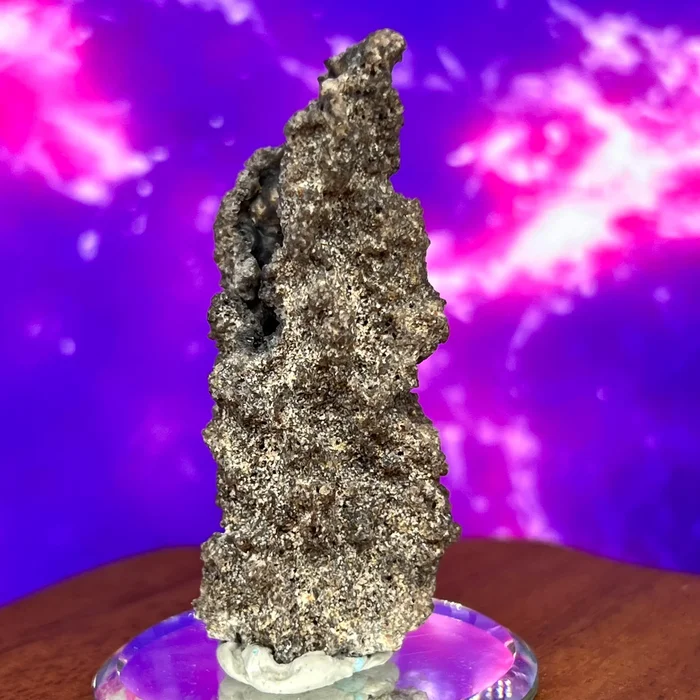 Fulgurite Lightning Natural Glass, Morocco #44