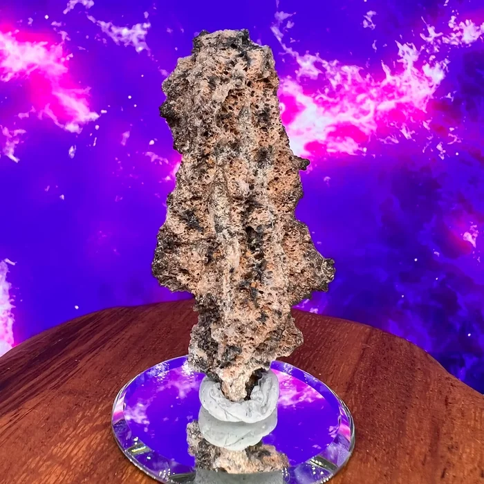 Fulgurite Lightning Natural Glass, Morocco #88