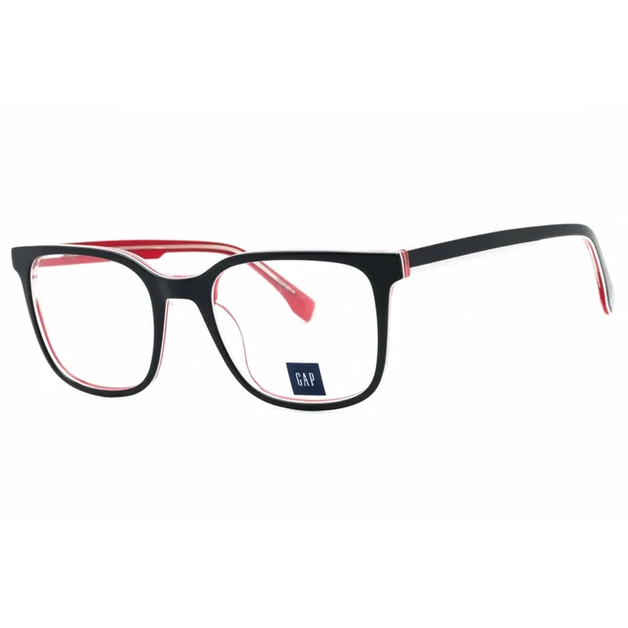 GAP Men’s Eyeglasses – Clear Demo Lens Navy Acetate Square Full Rim | VGP013 0NAV