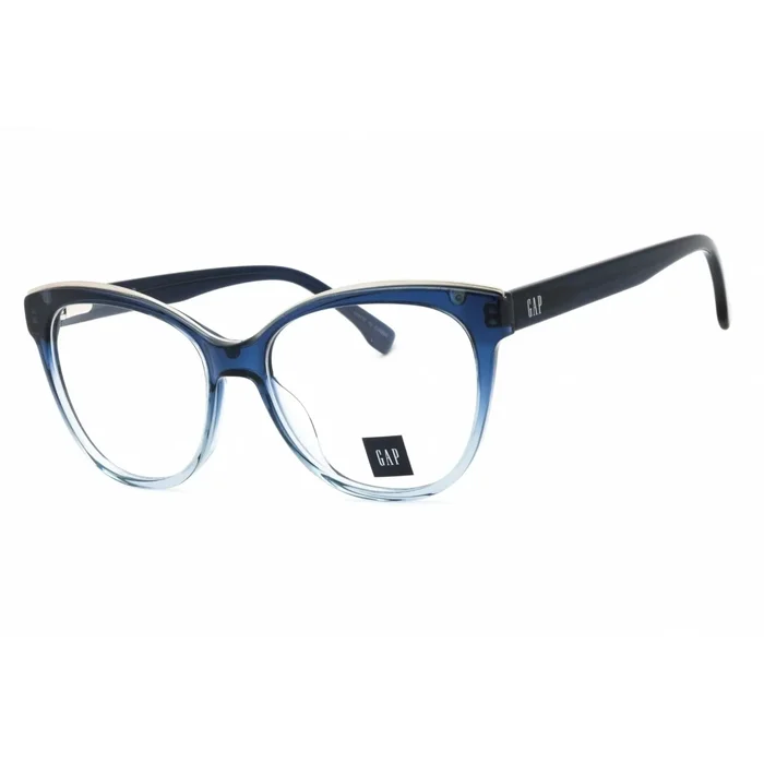 GAP Women’s Eyeglasses – Navy Gradient Acetate Cat Eye Full Rim Frame | VGP016 0NAV