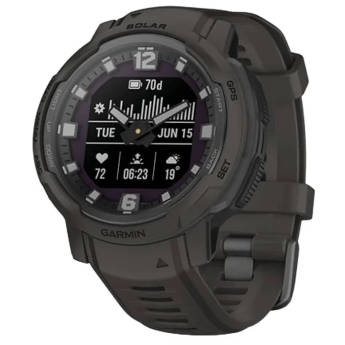 Garmin Unisex Smartwatch – Instinct Crossover Solar Tactical Edition | 010-02730-10
