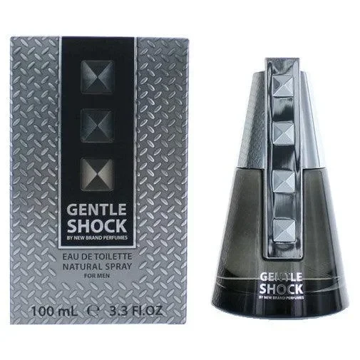 Gentle Shock by New Brand, 3.3 oz Eau De Toilette Spray for Men