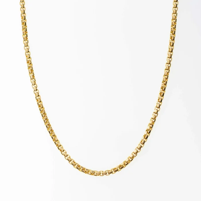 Gold Box Chain – 14kt Yellow Gold