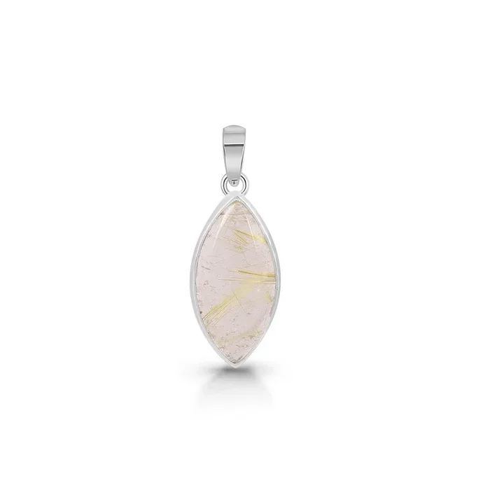 Golden Rutile Pendant-(GDR-P-14.)