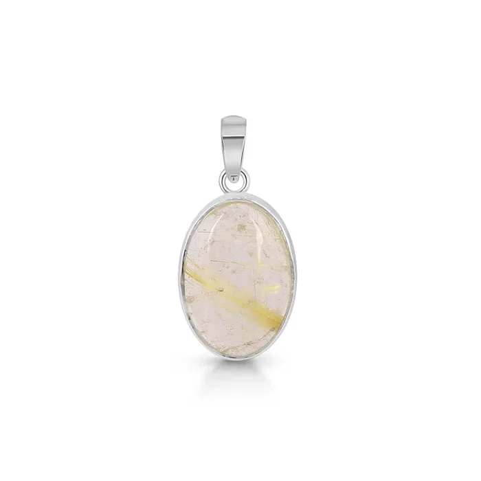 Golden Rutile Pendant-(GDR-P-21.)