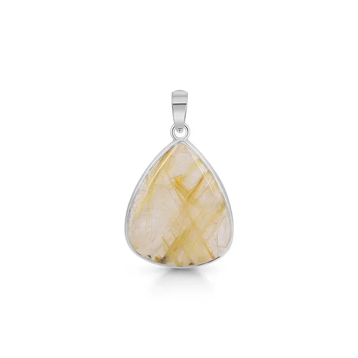 Golden Rutile Pendant-(GDR-P-22.)