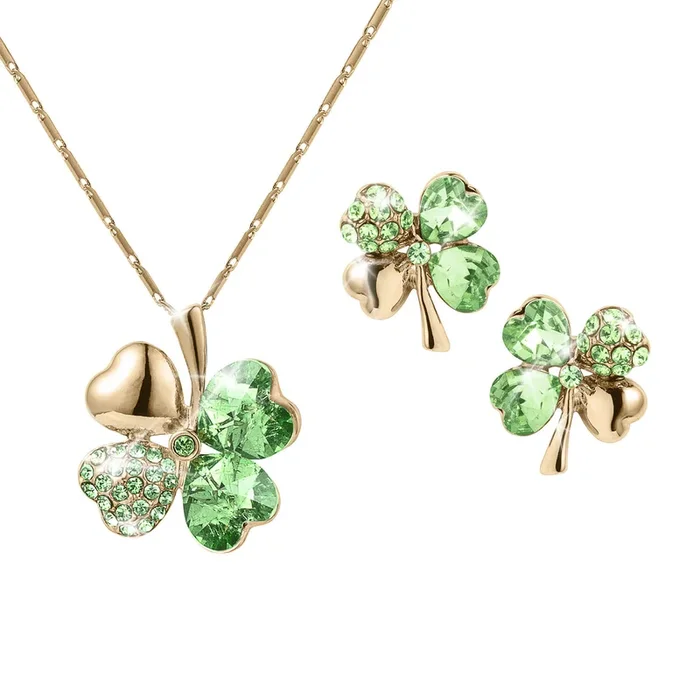 Good Luck Clover CollectionWatch & Jewelry Set