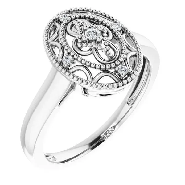 Granulated Filigree Ring