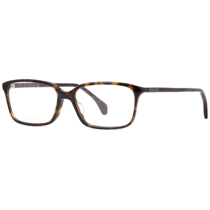 Gucci Men’s Eyeglasses – Havana Square Full-Rim Plastic Frame | GUCCI GG0553OA 2