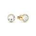 Guess Guess 8mm White Cz Stud Earrings