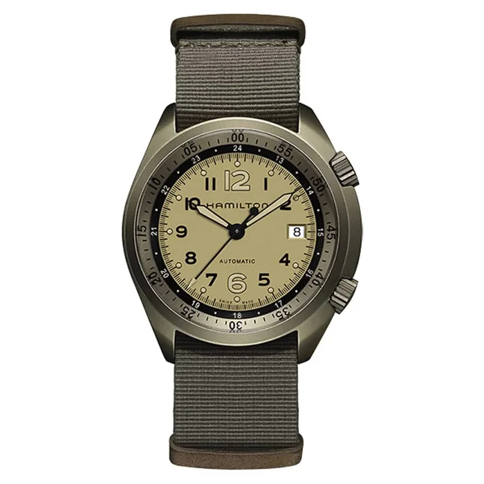 Hamilton Men’s Watch – Khaki Aviation Pilot Pioneer Aluminum Case | H80435895