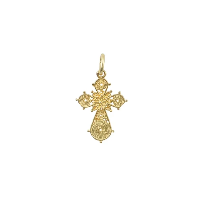 Hands of Gold Greek Orthodox Cross